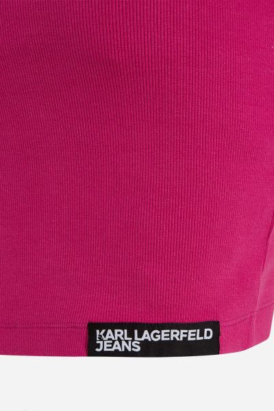 ŠATY KARL LAGERFELD JEANS KLJ LOGO ELASTIC TANK DRESS - Fotografia č. 8
