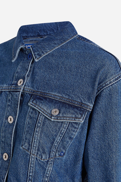 BUNDA KARL LAGERFELD JEANS KLJ MONOGRAM BOXY DENIM JACKET - Fotografia č. 7