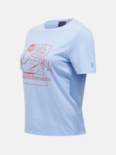 PÓLÓ PEAK PERFORMANCE W EXPLORE GRAPHIC TEE - Kép 2