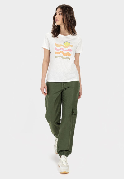 TRIČKO CAMEL ACTIVE T-SHIRT - Fotografia č. 2