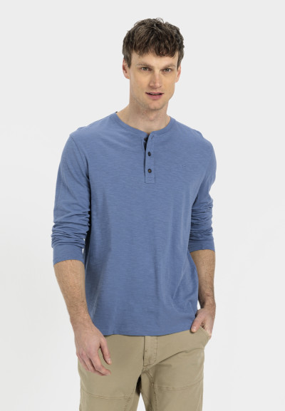 TRIČKO CAMEL ACTIVE HENLEY 1/1 ARM - Fotografie č. 1