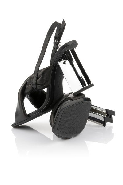 SANDÁLE KARL LAGERFELD KL TOWER KROSS SLING LTHR - Fotografia č. 4