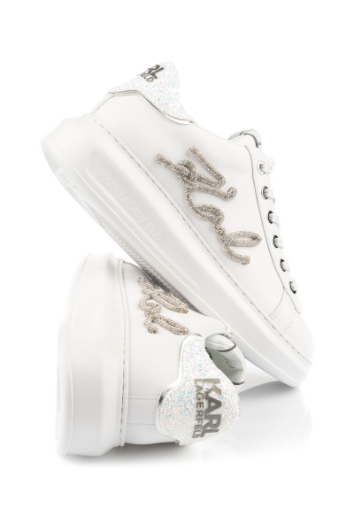 SPORTCIPŐ KARL LAGERFELD KAPRI SIGNIA RHINESTONE LO - Kép 3