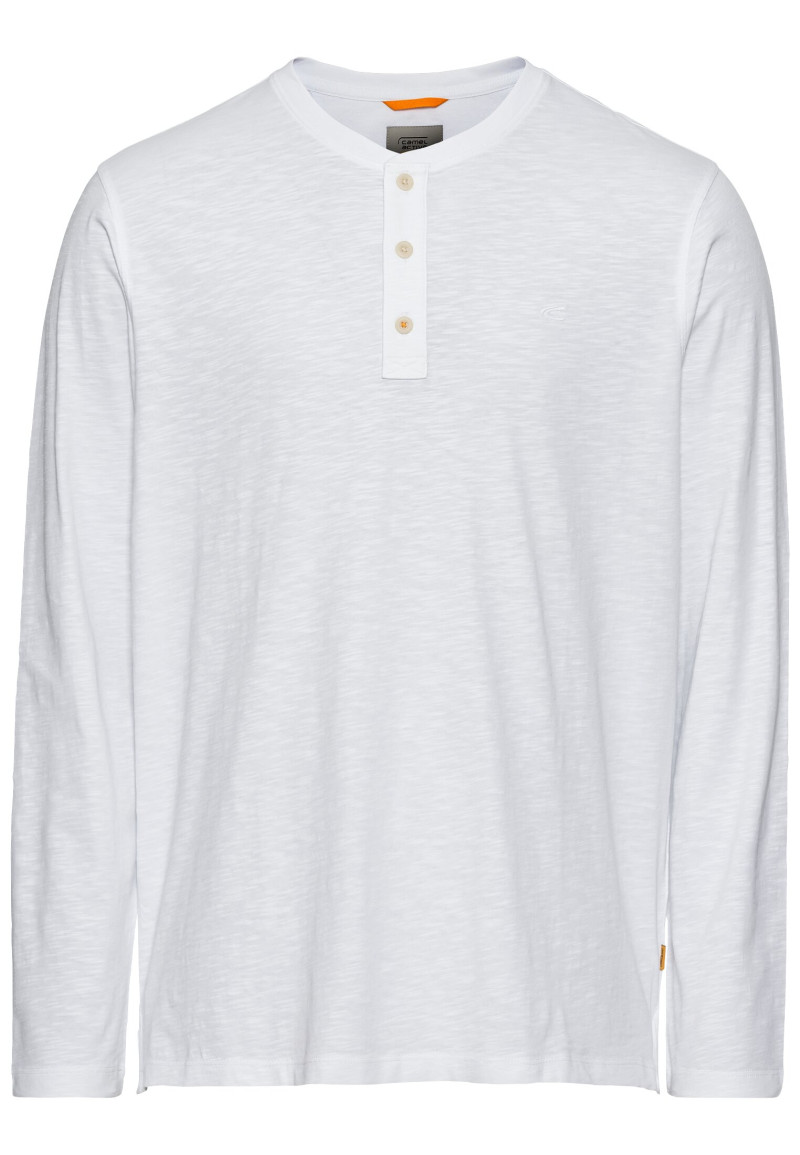 TRIČKO CAMEL ACTIVE HENLEY 1/1 ARM WHITE VERMONT SK - Main Image
