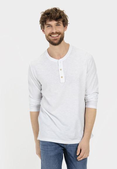 TRIČKO CAMEL ACTIVE HENLEY 1/1 ARM - Fotografie č. 1