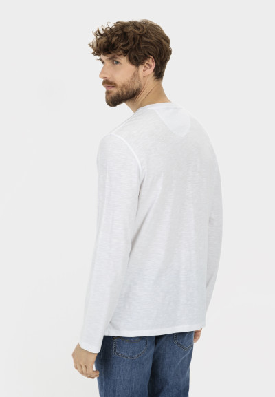 TRIČKO CAMEL ACTIVE HENLEY 1/1 ARM - Fotografie č. 3