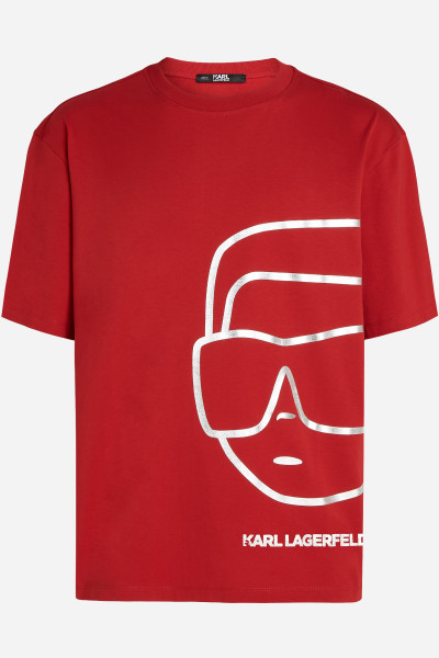 TRIČKO KARL LAGERFELD IKONIK 2.0 OUTLINE BIG T-SHIRT - Fotografie č. 5