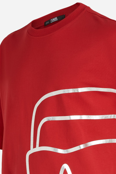 TRIČKO KARL LAGERFELD IKONIK 2.0 OUTLINE BIG T-SHIRT - Fotografie č. 7