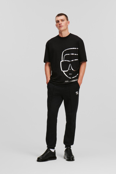 TRIČKO KARL LAGERFELD IKONIK 2.0 OUTLINE BIG T-SHIRT - Fotografie č. 3