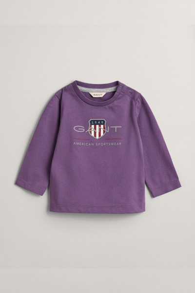 TRIČKO GANT ARCHIVE SHIELD LS T-SHIRT - Fotografie č. 1