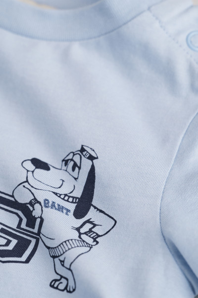 TRIČKO GANT G DOG PRINT T-SHIRT - Fotografia č. 2