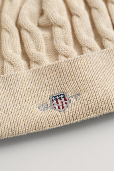 ČEPICE GANT SHIELD COTTON CABLE BEANIE - Fotografie č. 2