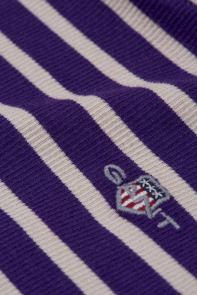 TOP GANT SHIELD SLIM RIBBED STRIPED TOP - Fotografia č. 3