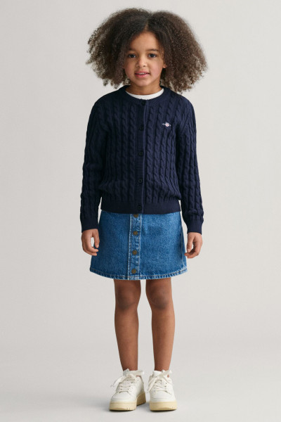 KARDIGAN GANT SHIELD COTTON CABLE CARDIGAN - Fotografie č. 2