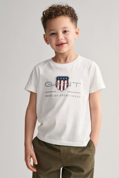 PÓLÓ GANT ARCHIVE SHIELD SS T-SHIRT - Kép 2