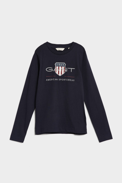TRIČKO GANT ARCHIVE SHIELD LS T-SHIRT - Fotografie č. 1