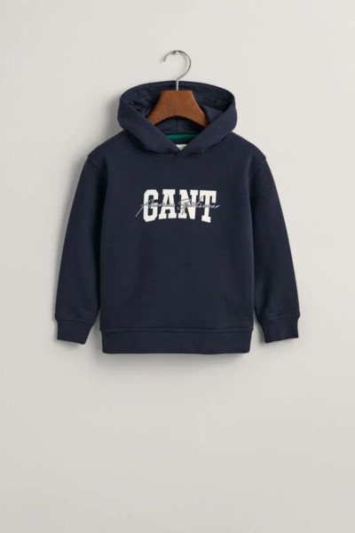 MIKINA GANT ARCH SCRIPT HOODIE - Fotografie č. 1