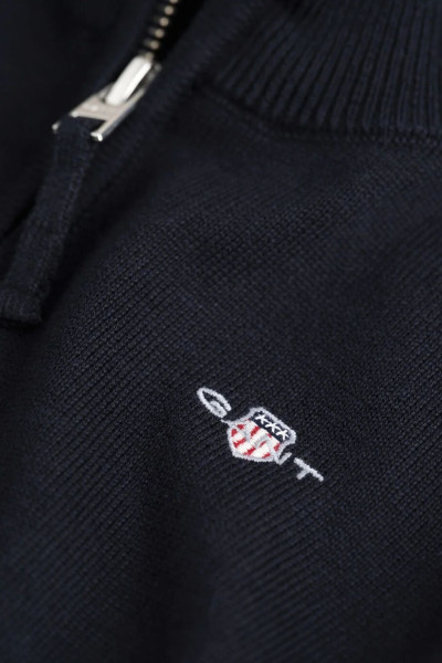 SVETER GANT SHIELD COTTON ZIP CARDIGAN - Fotografia č. 2