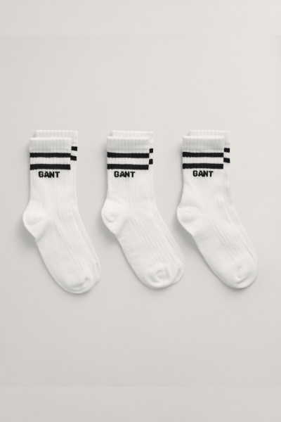 PONOŽKY GANT LOGO RIB SOCKS 3-PACK - Fotografia č. 1