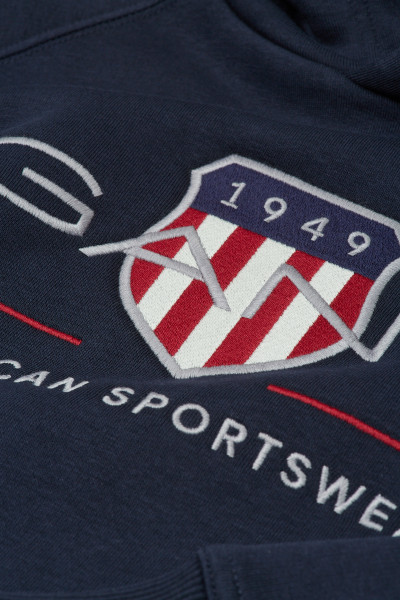 MIKINA GANT ARCHIVE SHIELD HOODIE - Fotografia č. 3
