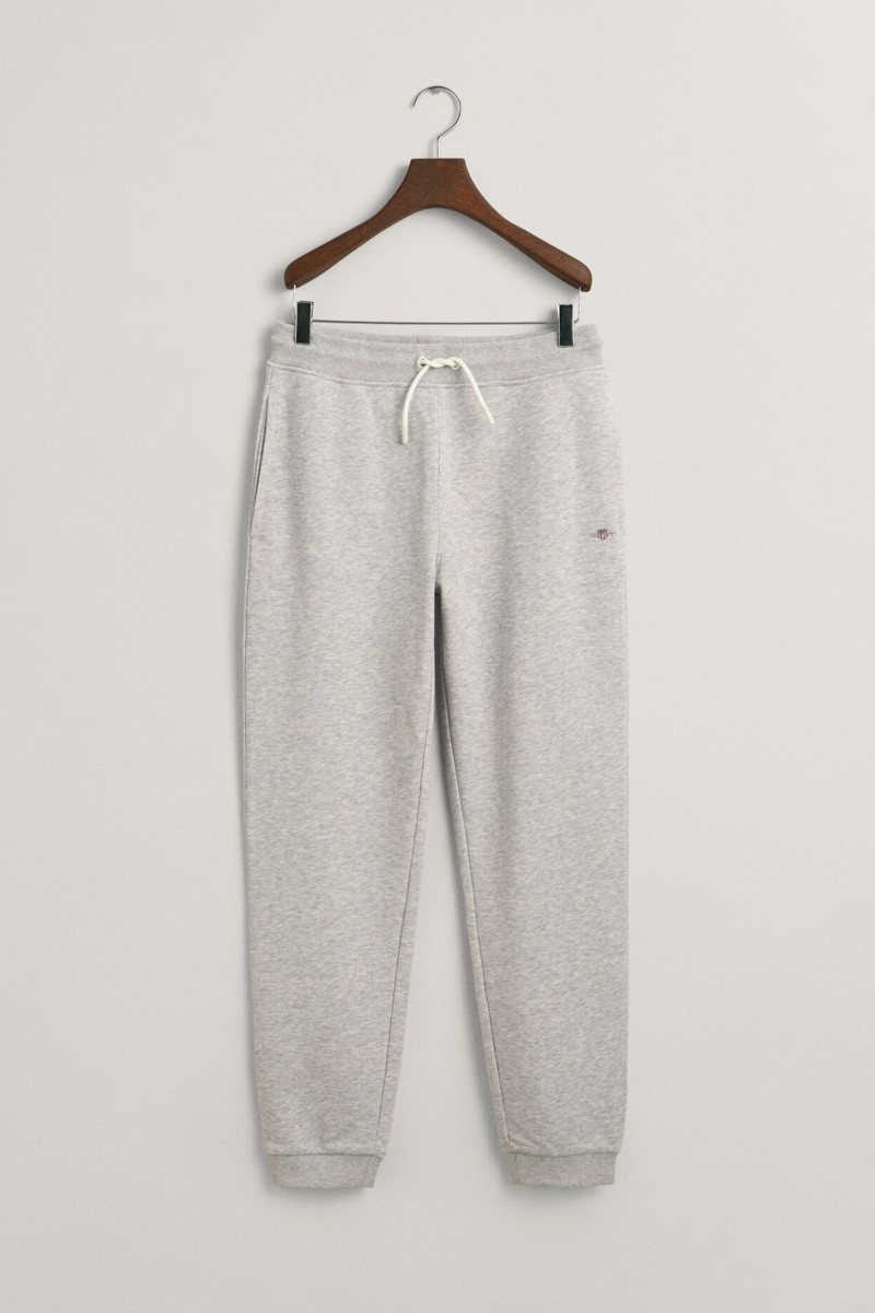 TEPLÁKY GANT SHIELD SWEAT PANT LIGHT GREY MELANGE