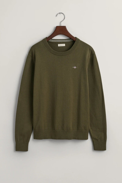 SVETER GANT SHIELD CLASSIC COTTON C-NECK - Fotografia č. 1