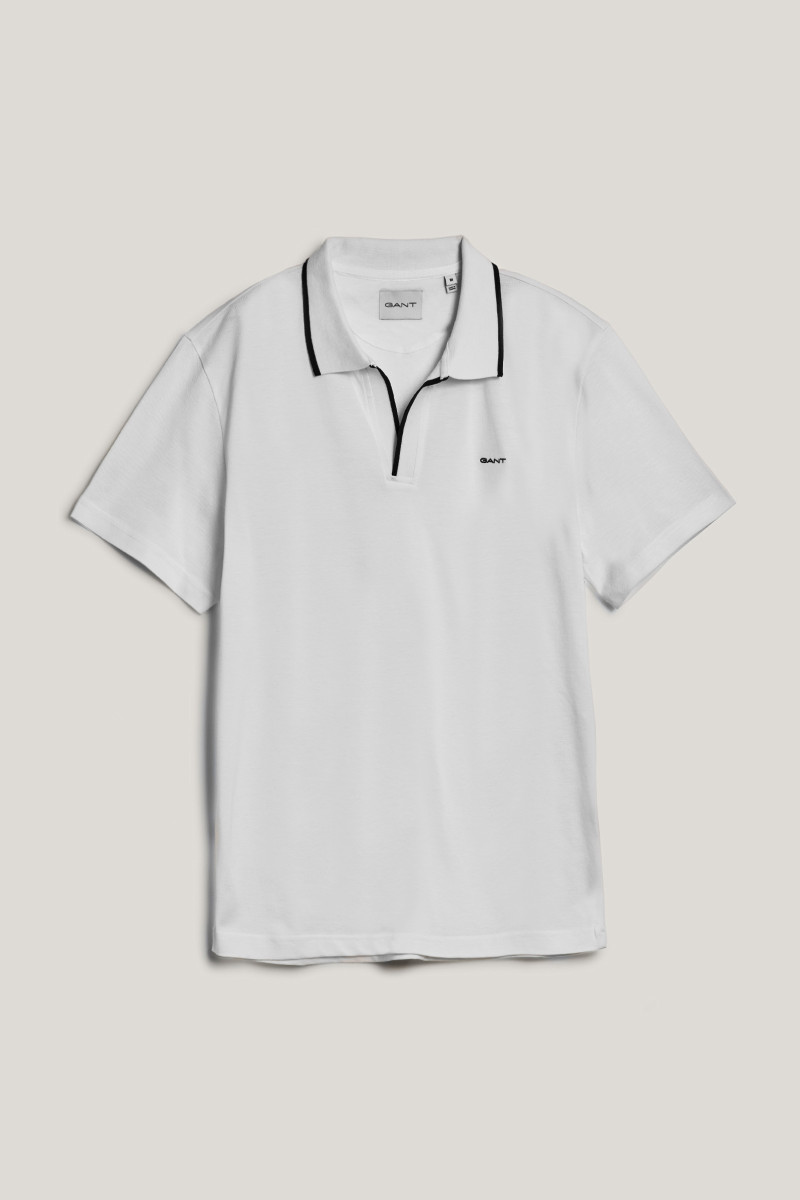 E-shop POLOKOŠILE GANT TIPPING COLLAR POLO EGGSHELL