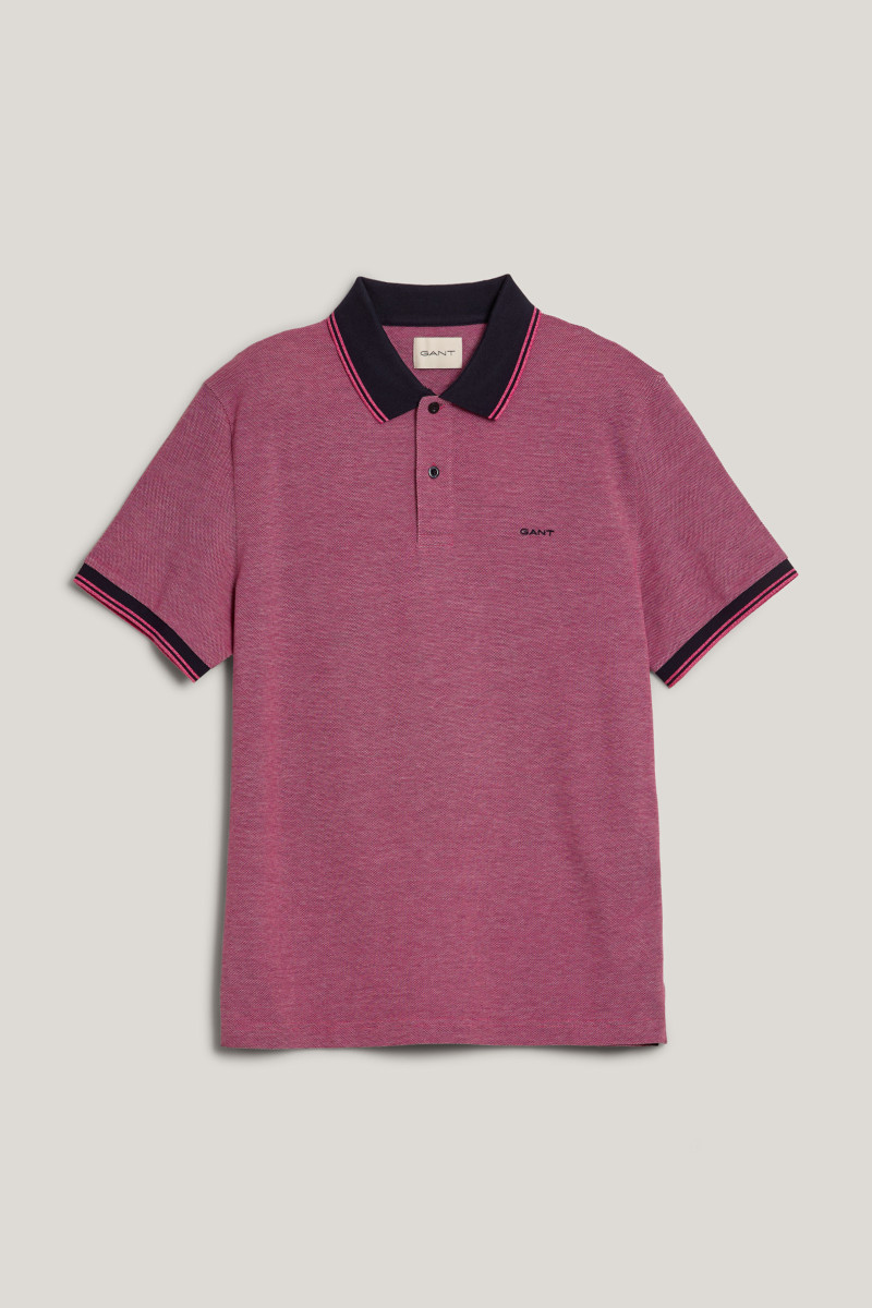 E-shop POLOKOŠILE GANT 4-COL OXFORD SS PIQUE CLEAR PINK