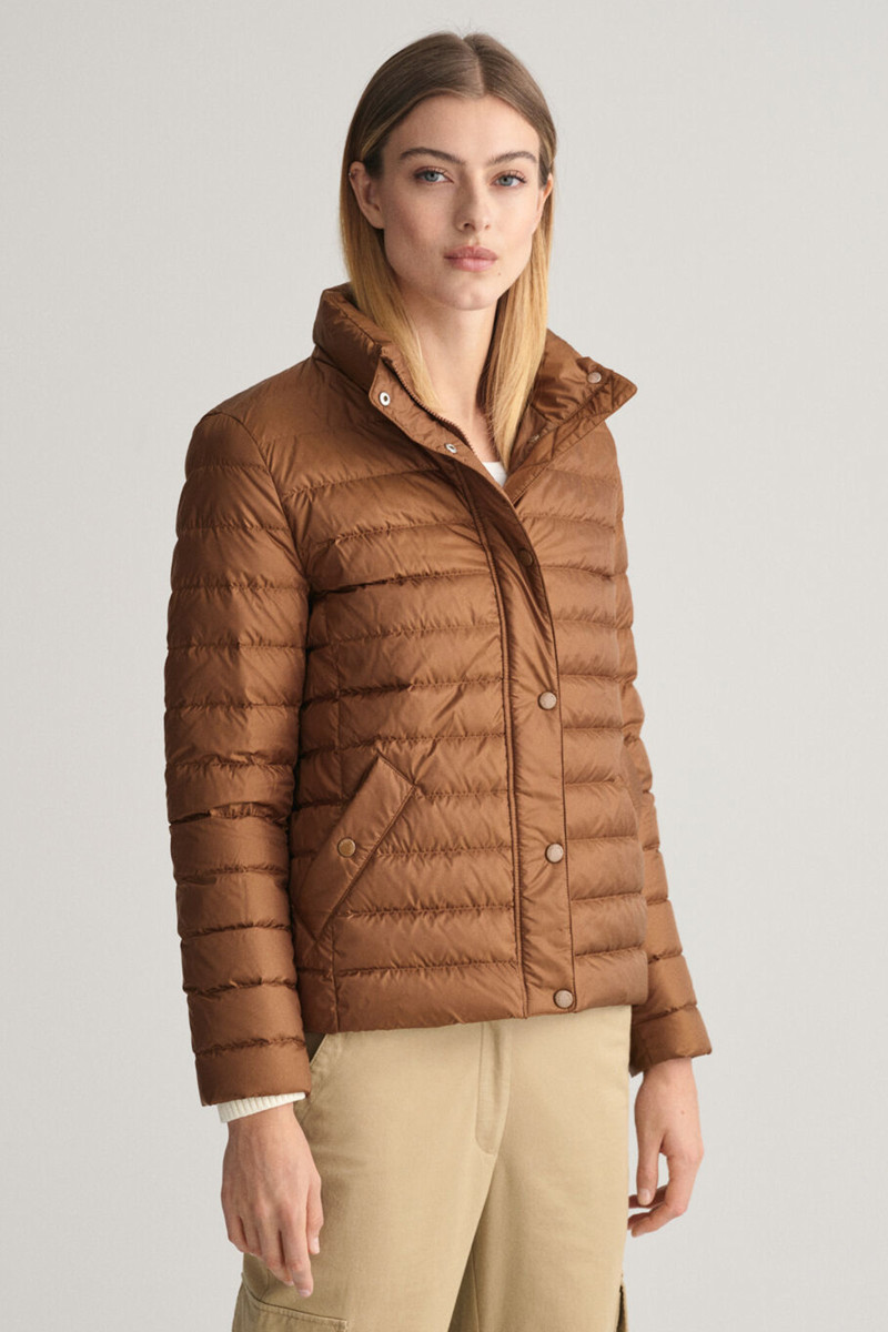 E-shop BUNDA GANT LIGHT DOWN JACKET CACAO