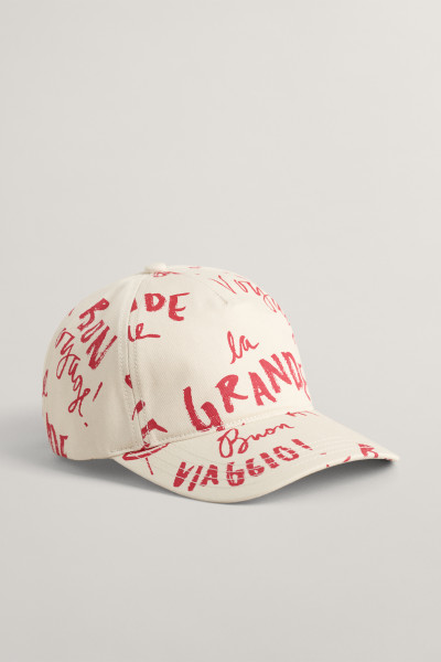 SAPKA GANT TEXT PRINTED CAP - Kép 1