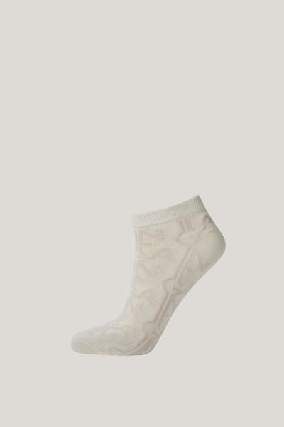 PONOŽKY GANT MONOGRAM INTARSIA ANKLE SOCKS - Fotografie č. 1