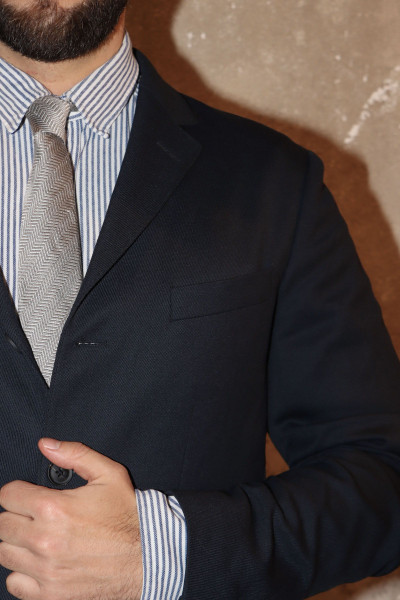 NYAKKENDŐ GANT SILK LINEN HERRINGBONE TIE - Kép 3