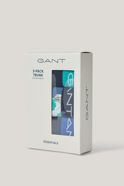 SPODNÁ BIELIZEŇ GANT SEA PRINT TRUNK 3-PACK - Fotografia č. 3