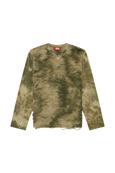 TRIČKO DIESEL T-CRANET-LS T-SHIRT - Fotografie č. 4