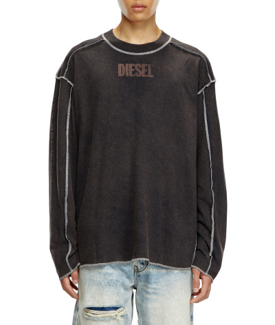 TRIČKO DIESEL T-CRAOR-LS T-SHIRT - Fotografie č. 4