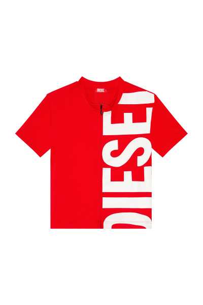 PLAVKY DIESEL BFOWT-T-SHIRT-ZIP T-SHIRT - Fotografie č. 4