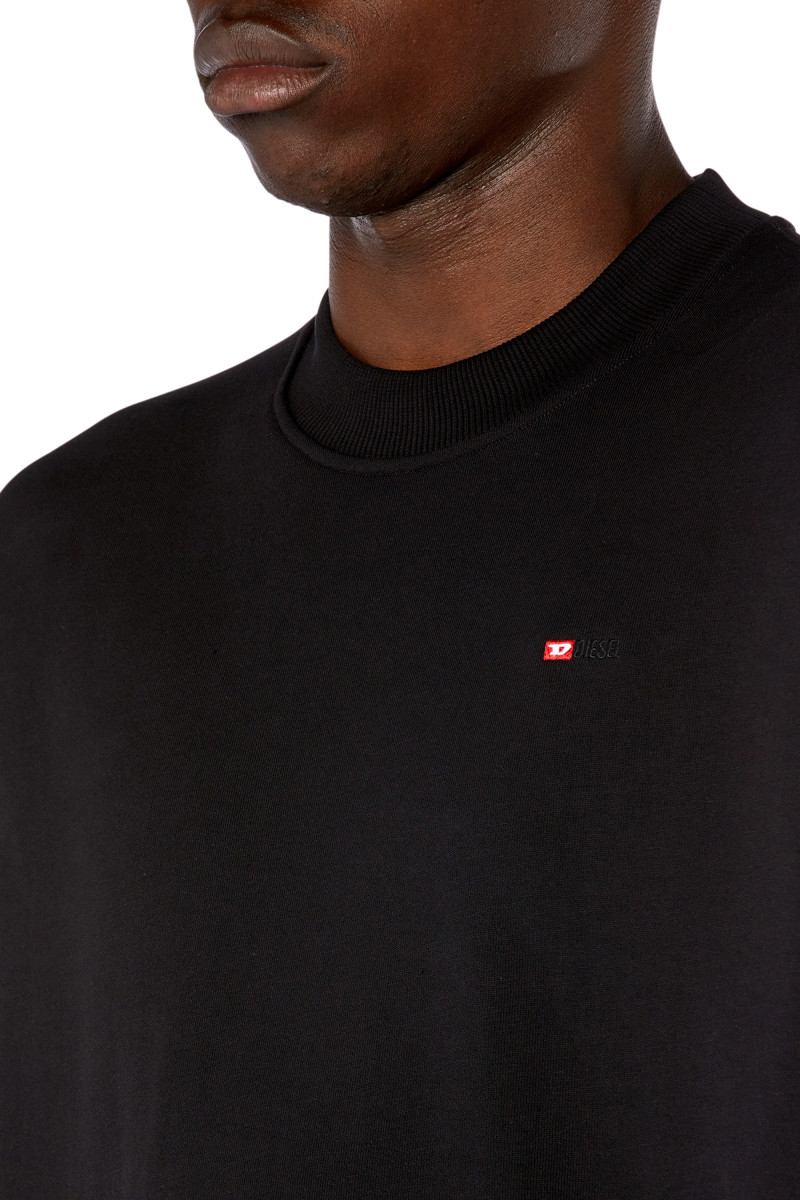 【送関込】Diesel S Rob Microdiv スウェットシャツ MIKINA DIESEL S-ROB-MICRODIV SWEAT-SHIRT BLACK | VERMONT SK