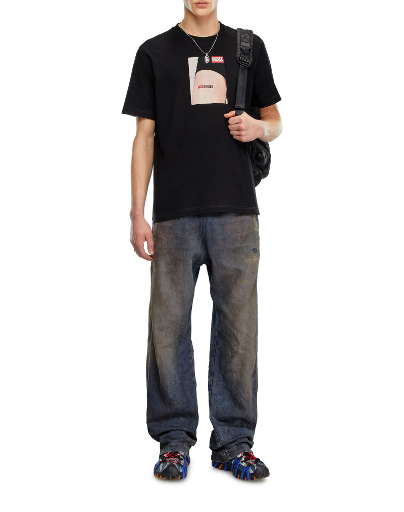 TRIČKO DIESEL T-ADJUST-K19 T-SHIRT BLACK | VERMONT CZ