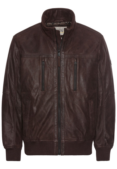 BUNDA CAMEL ACTIVE LEATHER JACKET - Fotografia č. 4