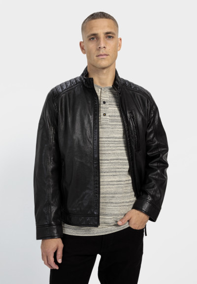 BUNDA CAMEL ACTIVE LEATHER JACKET - Fotografia č. 1