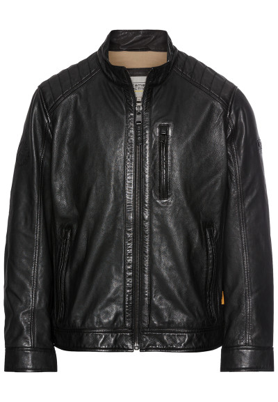 BUNDA CAMEL ACTIVE LEATHER JACKET - Fotografia č. 4