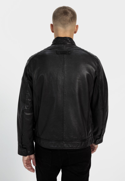 BUNDA CAMEL ACTIVE LEATHER JACKET - Fotografia č. 3