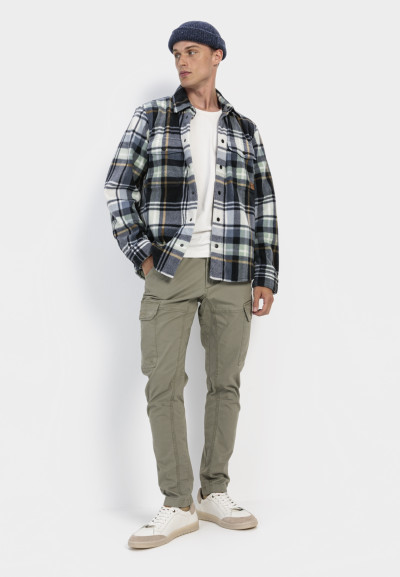 KALHOTY CAMEL ACTIVE CASUAL PANTS CARGO-TAPERED FIT - Fotografie č. 1