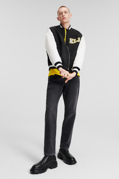 BUNDA KARL LAGERFELD JEANS KLJ LOGO BOMBER - Fotografie č. 2