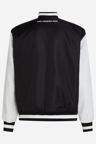 BUNDA KARL LAGERFELD JEANS KLJ LOGO BOMBER - Fotografie č. 6