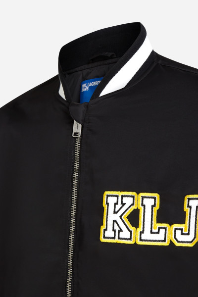 BUNDA KARL LAGERFELD JEANS KLJ LOGO BOMBER - Fotografie č. 7