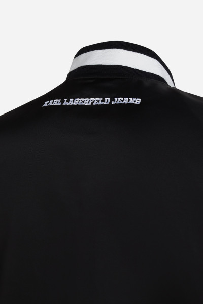 BUNDA KARL LAGERFELD JEANS KLJ LOGO BOMBER - Fotografie č. 8