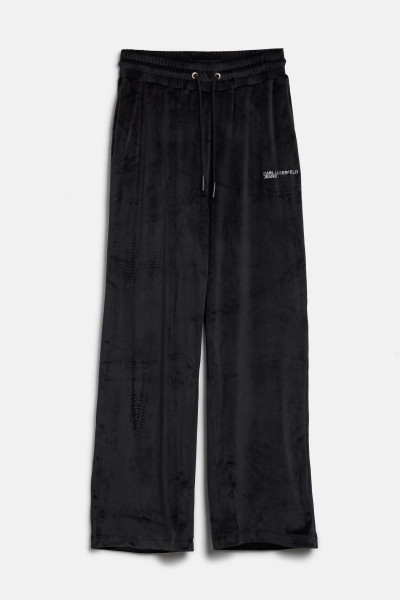 TEPLÁKY KARL LAGERFELD JEANS KLJ RELAXED VELOUR SWEAT PANT - Fotografie č. 1