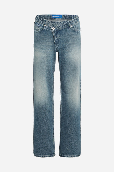 DŽÍNY KARL LAGERFELD JEANS KLJ MR RELAXED WAISTBAND DENIM - Fotografie č. 5