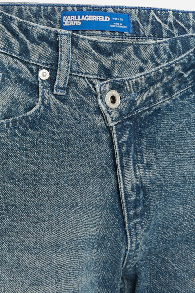DŽÍNY KARL LAGERFELD JEANS KLJ MR RELAXED WAISTBAND DENIM - Fotografie č. 7